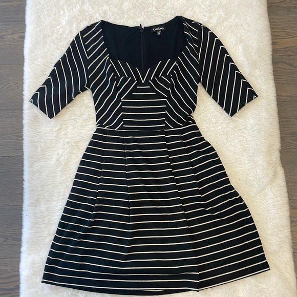 Bebe Stripe Skirt
